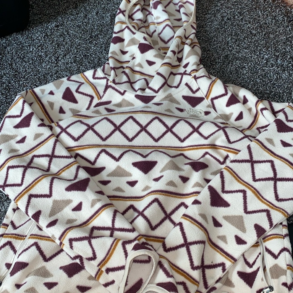 North Face fleece hoodie